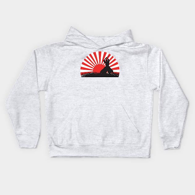 Samurai Japan Kids Hoodie by Tribun Dash